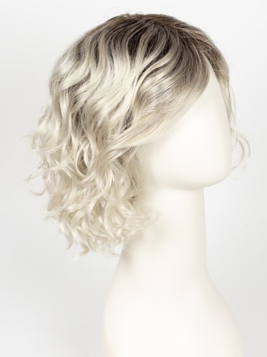 PLATIN-BLONDE-ROOTED 1001.23.60 | Lightest Pale Blonde and Pearl White blend with Winter White and Shaded Roots