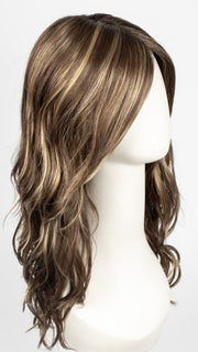 CKISSRT4 | Golden Brown with Copper Blonde Highlights and Dark Brown Roots