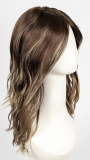 ICED-MOCHA | Light Chestnut Brown Base with Light Brown, Ash Blonde, and Golden Blonde Highlights