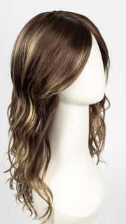TOFFEE-LATTE | Light Chestnut Brown Base with Caramel Blonde Highlights