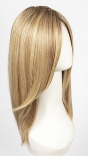 14/26/R10 | Red Blonde with Gold Blonde Highlights and Light Brown Roots