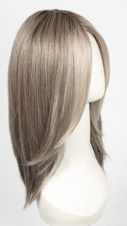 52/38/49/R8 | 3 Tones of Grey blended with Dark Brown Roots