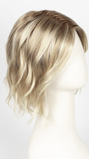 CHAMPAGNE-ROOTED 22.25.26 | Light Beige Blonde, Medium Honey Blonde, and Platinum Blonde Blend with Dark Roots