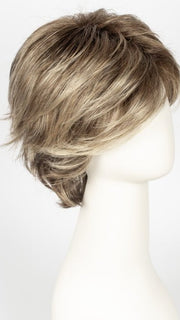 RL12/22SS SHADED CAPPUCCINO | Light Golden Brown Evenly Blended with Cool Platinum Blonde Highlights and Dark Roots