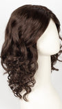 DARK CHOCOLATE ROOTED 4.33.2 | Black/Darkest Brown Base with Dark Auburn Highlights and Dark Roots