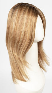 HAZLENUT-CREAM | Soft Brown Root Tone and Warm Golden Blond Base with Soft Creamy Highlights