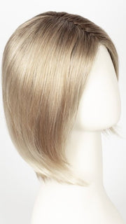 SANDY BLONDE ROOTED | Medium Honey Blonde, Light Ash Blonde, and Lightest Reddish Brown blend with Dark Roots