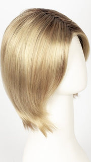 CARAMEL ROOTED | Medium Gold Blonde and Light Gold Blonde Blend with Light Brown Roots