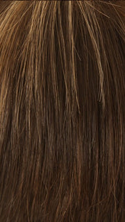 8/25/30 COFFEE LATTE | Brown and Medium Red Mix Blend with Blonde Highlight