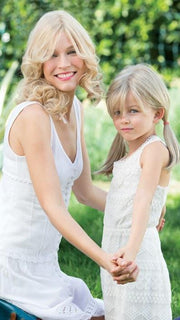 Juliette Color: Light Golden Blonde Flux | Kid's Wig Miley by Amore  | Color: LiGold Blonde