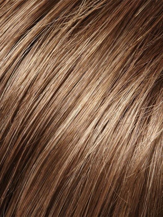 8RH14 HOT COCOA  | Medium Brown with 33% Light Natural Ash Blonde Highlights