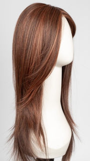 RL32/31 CINNABAR | Medium Dark Auburn Evenly Blended with Medium Light Auburn