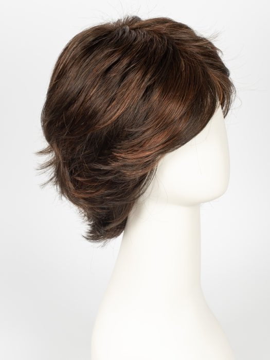 R6/28H | COPPERY MINK | Dark Medium Brown Evenly Blended with Vibrant Red Highlights
