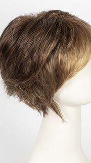 R9F26 MOCHA FOIL | Warm Medium Brown with Medium Golden Blonde Highlights Around the Face