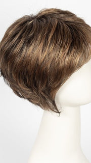 SS8/29 SHADED HAZELNUT | Rich Medium Brown Evenly Blended with Ginger Blonde Highlights with Dark Roots