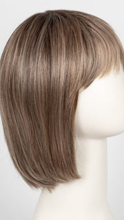 RL12/22SS SHADED CAPPUCCINO | Light Golden Brown Evenly Blended with Cool Platinum Blonde Highlights and Dark Roots