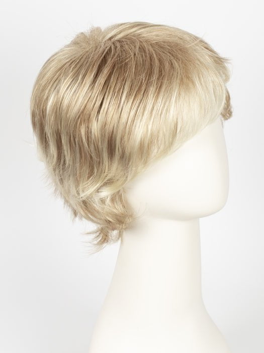 Color R14/88H Golden Wheat=med blonde streaked w/ pale gold highlights