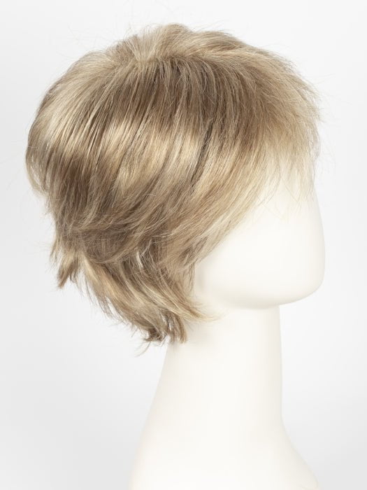 R1621S+ GLAZED SAND | Dark Natural Blonde with Cool Ash Blonde Highlights on Top