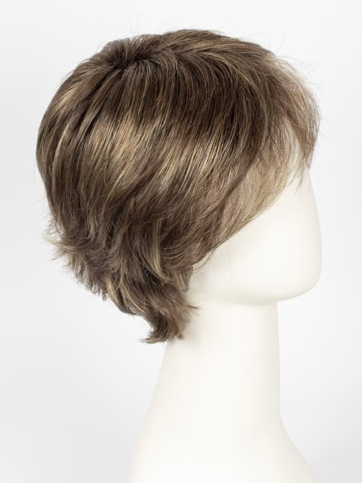 Color SS8/25 Golden Walnut =Rich Dark Brown w/ Gold blonde Hihglights and Dark Brown Roots