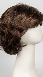 R829S | GLAZED HAZELNUT | Rich Medium Brown with Ginger Highlights on Top