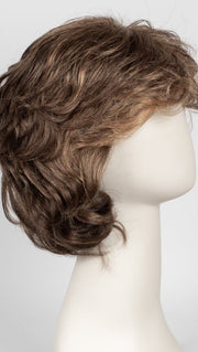 Color R9F26 = Mocha Foil: Warm Medium Brown with Gold Highlights around the Face