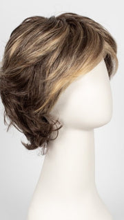 R11S GLAZED MOCHA | Warm Medium Brown with Golden Blonde Highlights on Top