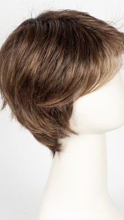 CHOCOLATE ROOTED | Medium to Dark Brown base with Light Reddish Brown highlights and Dark Roots