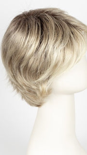 CHAMPAGNE ROOTED | Light Beige Blonde,  Medium Honey Blonde, and Platinum Blonde blend with Dark Roots