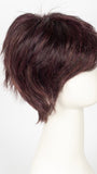 AUBERGINE MIX | Darkest Brown with hints of Plum at base and Bright Cherry Red and Dark Burgundy Highlights