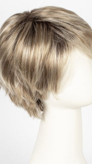 CHAMPAGNE ROOTED | Light Beige Blonde, Medium Honey Blonde, and Platinum Blonde blend with Dark Roots