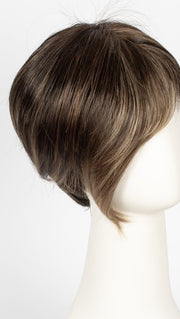 COFFEE BROWN LIGHTED | Medium to Dark Brown base with Honey Blonde highlights on the top only, darker nape