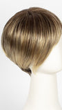 BERNSTEIN ROOTED | Light Brown base with subtle Light Honey Blonde and Light Butterscotch Blonde highlights and Dark Roots