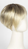 CHAMPAGNE ROOTED | Light Beige Blonde,  Medium Honey Blonde, and Platinum Blonde blend with Dark Roots