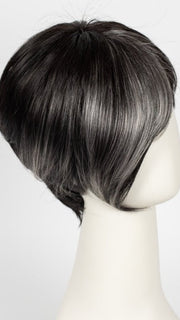 PEPPER LIGHTED 2.60 | Darkest Brown Blend with Silver White highlighting in the front