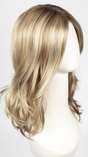12FS12 MALIBU BLONDE | Lt Gold Brown, Lt Natural Gold Blonde & Pale Natural Gold-Blonde Blend, Shaded w/ Lt Gold Brown