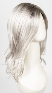 60S18 SLEET | Pure White shaded with Dark Natural Ash Blonde