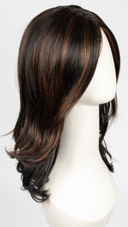 1BRH30 | Soft Black with 33% Gold-Red Highlights