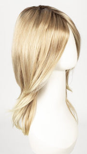 27T613S8 | Medium Red-Gold Blonde and Pale Natural Gold Blonde Blend, Shaded with Medium Brown
