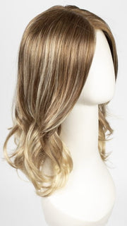 S14-26/88RO SUNSHINE | Cascading Ombre Shade | Medium Brunette Roots fade into Warm, Honey Blonde Hues at the Ends