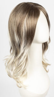 S18-60/102RO SOLSTICE | Cascading Ombre Shade | Cool, Dark Roots gradually lighten to a Shock of Patinum Blonde
