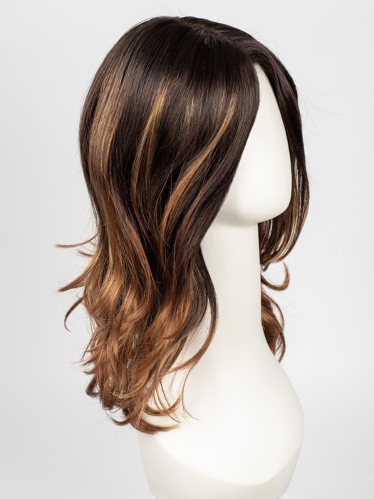 S4-28/32RO SUNRISE | Cascading Ombre Shade | Dark Roots Melt Naturally and blend into Radiant, Fiery Red Ends