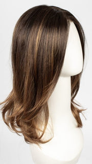 S6-30A27RO AUTUMN | Cascading Ombre Shade | Rich Chestnut Brown Roots fade and brighten into a Coppery and Crisp Auburn Hue