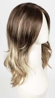 S8-18/26RO FAWN | Cascading Ombre Shade | Rich Dark Brown Roots blend with Honey and Platinum Blonde Hues at the Tips