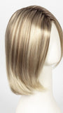 12FS8 | Light Gold Brown, Light Natural Gold Blonde and Pale Natural Gold-Blonde Blend, Shaded with Medium Brown