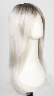 60S18 SLEET | Pure White shaded with Dark Natural Ash Blonde
