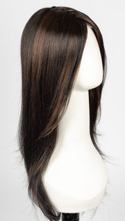 1BRH30 CHOCOLATE PRETZEL | Soft Black with 33% Gold-Red Highlights