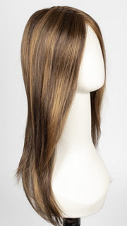 6F27 CARAMEL RIBBON  | Dark Brown with Light Red-Gold Blonde Highlights and Tips