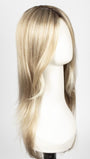 12FS8 | Light Gold Brown, Light Natural Gold Blonde and Pale Natural Gold-Blonde Blend, Shaded with Medium Brown