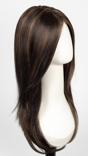 FS4/33/30A MIDNIGHT COCOA | Dark Brown, Medium Red, Medium Natural Red Blonde/Brown Blend with Medium Natural Red Blonde/Brown Blend Bold Highlights