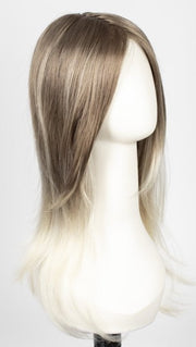 S18-60/102RO SOLSTICE | Cascading Ombre Shade | Cool, Dark Roots gradually lighten to a Shock of Patinum Blonde